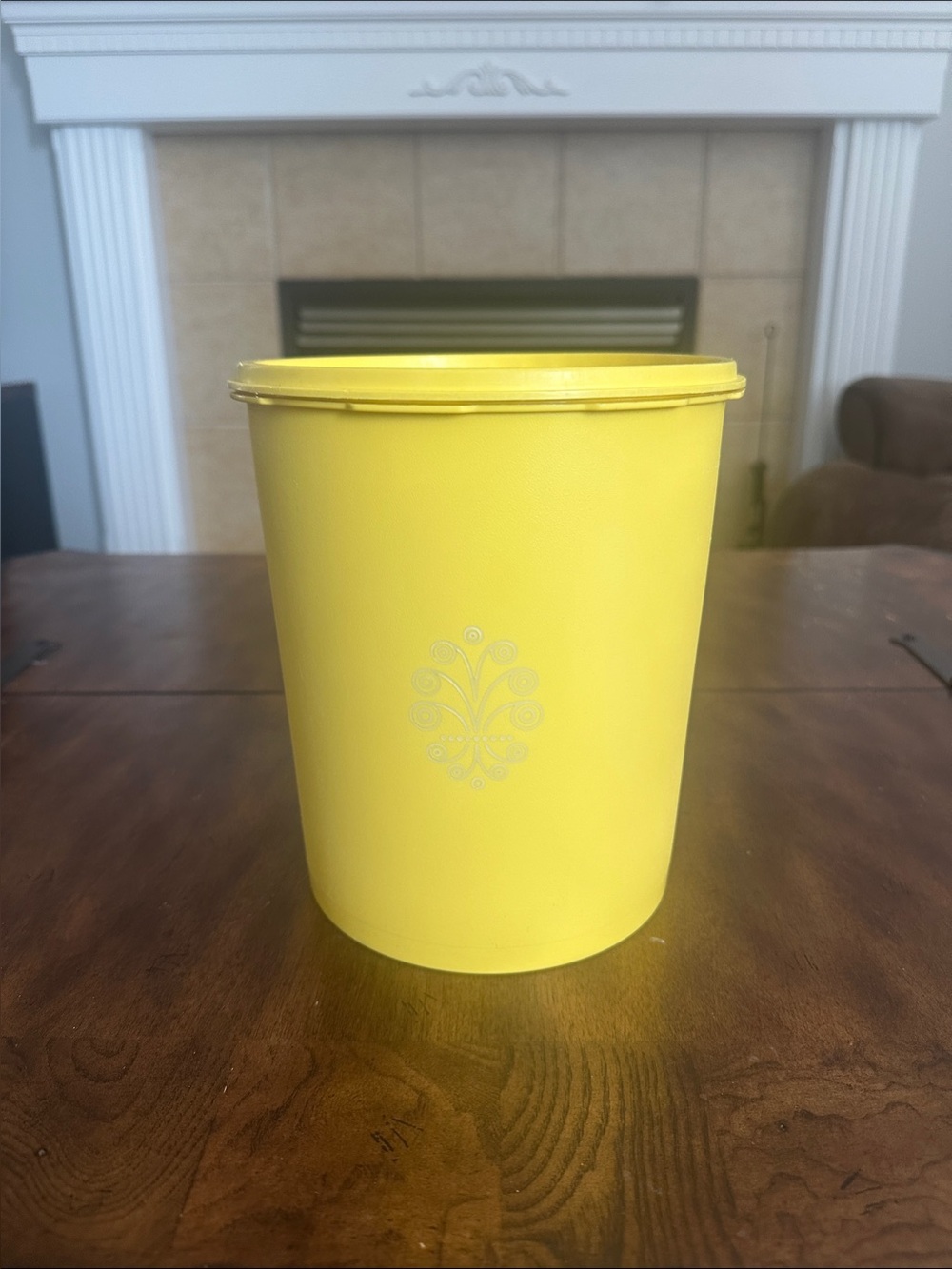Yellow Decorative Storage Canister - Brand Unspecified